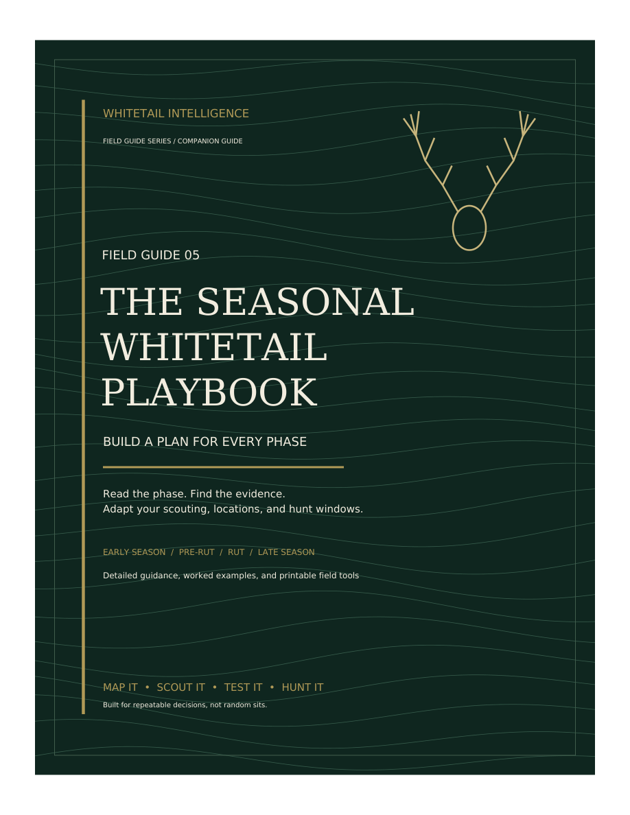 The Seasonal Whitetail Playbook included in the bundle