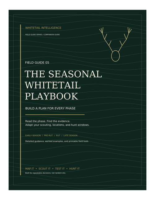 The Seasonal Whitetail Playbook included in the bundle